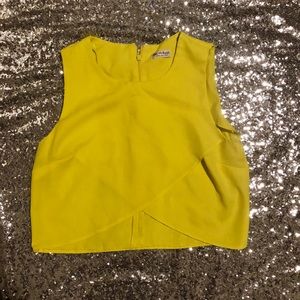 Asymmetrical crop top